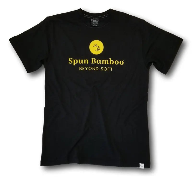 Men's Spun Bamboo Viscose/Organic Cotton Logo T-Shirt Spun Bamboo
