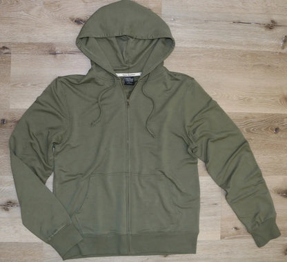 Men's Eco-Smart Full-Zip Bamboo Viscose Hoodie Spun Bamboo