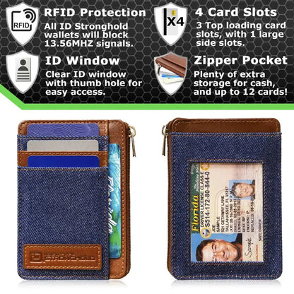 RFID Secure Ultimate Mini Wallet ID Stronghold