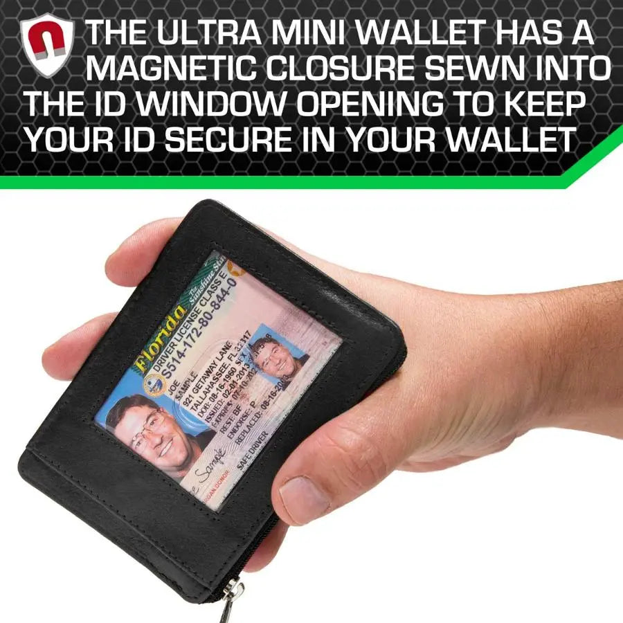 RFID Secure Ultimate Mini Wallet ID Stronghold
