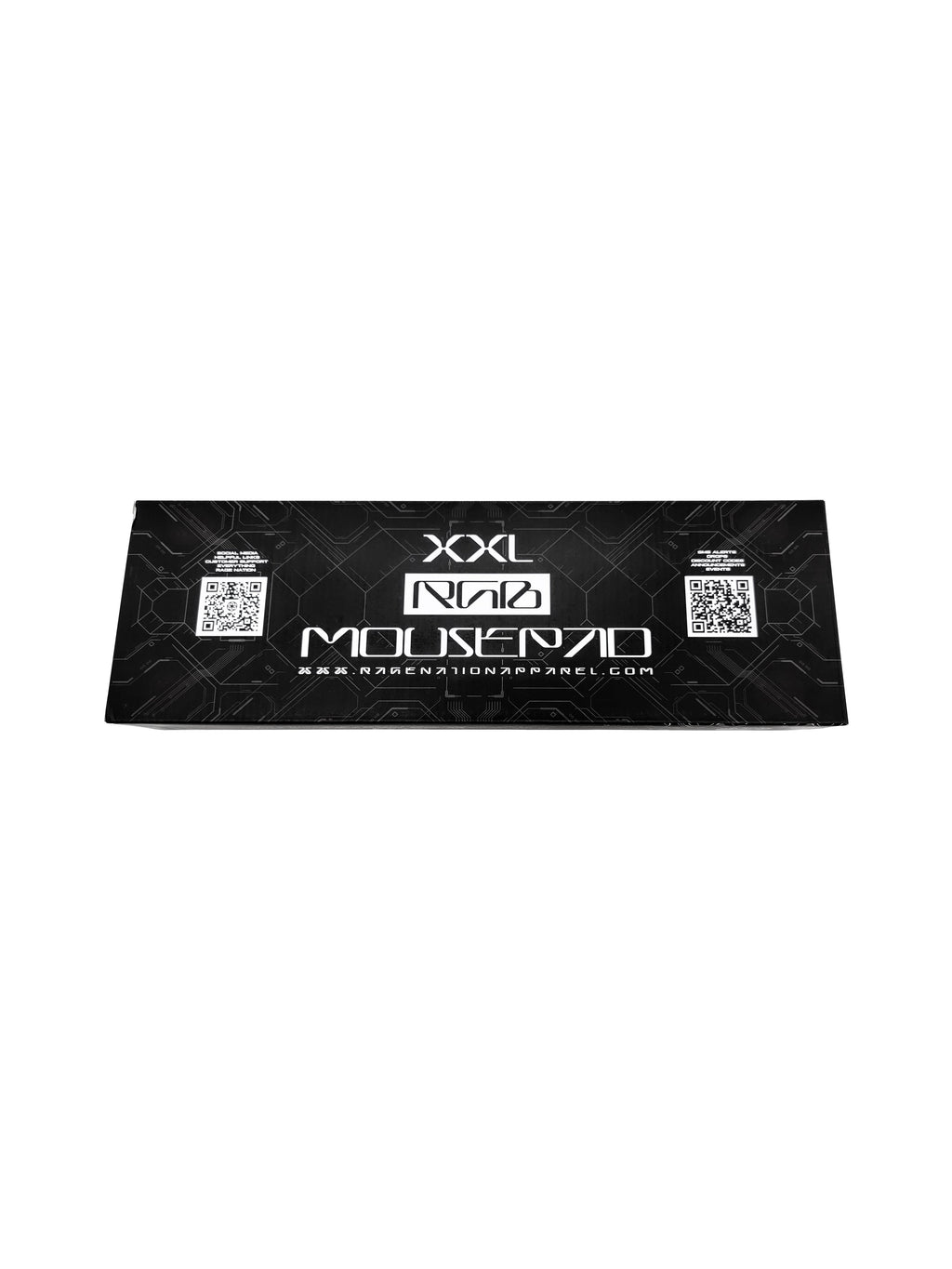 WOUNDS TO WISDOM V1 ✦ MONOCHROME ✦ XXL RGB Gaming Mouse Pad Rage Nation Apparel