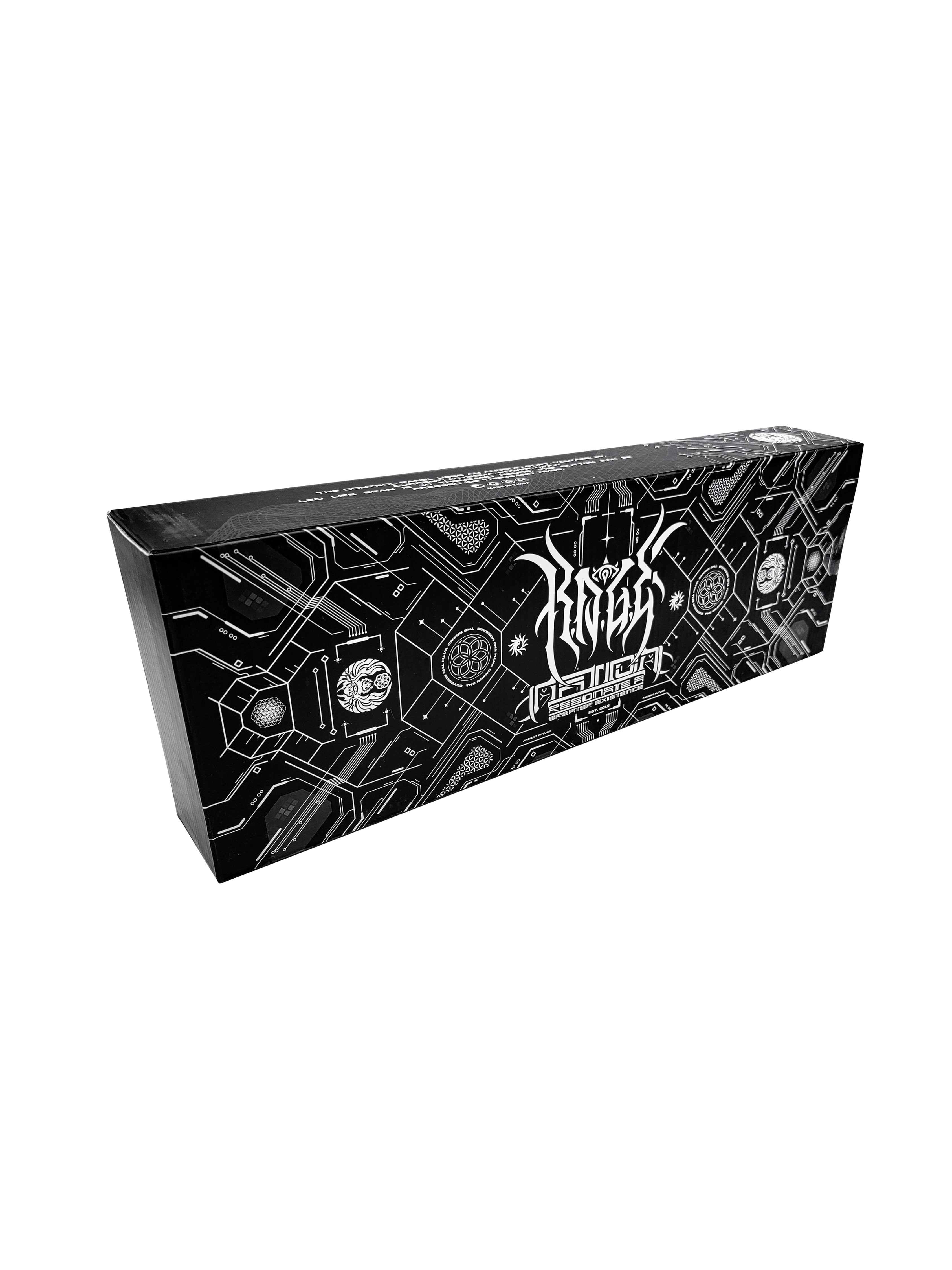 WOUNDS TO WISDOM V1 ✦ MONOCHROME ✦ XXL RGB Gaming Mouse Pad Rage Nation Apparel