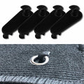 Tobenbone Car Floor Mat Clips Fixing Hooks Clamp Carpet Fasteners Black Deal US