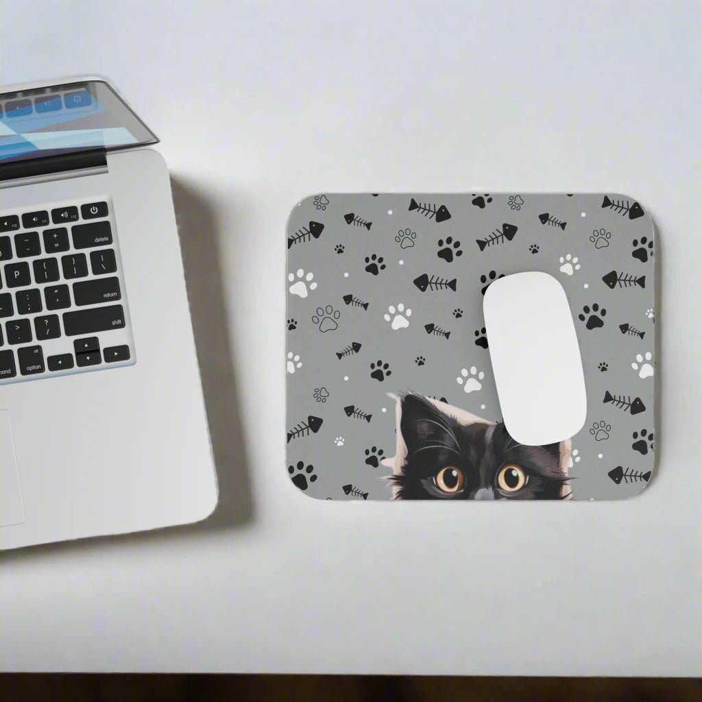 Peeking Kitty Mouse Pad (Rectangle) EpiAl's Shop