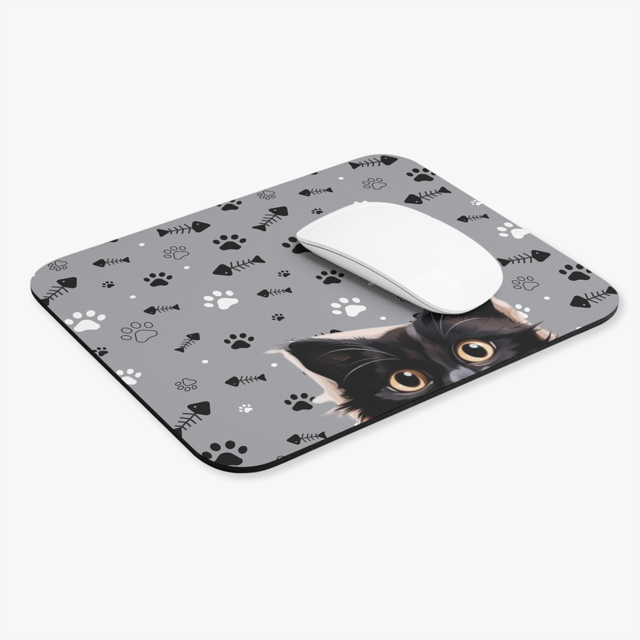 Peeking Kitty Mouse Pad (Rectangle) EpiAl's Shop
