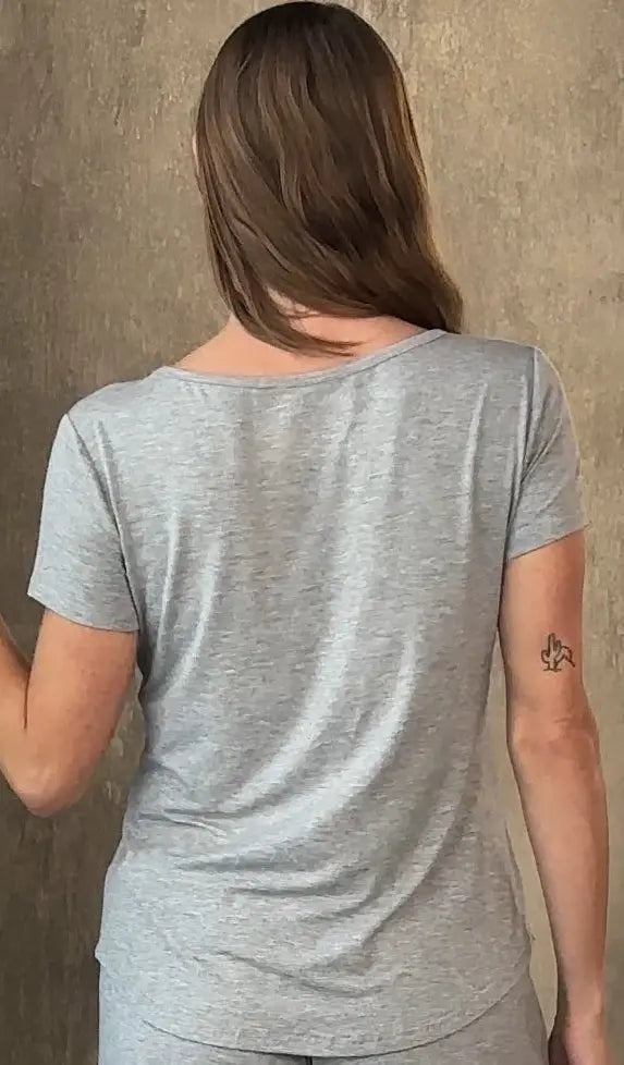 Women’s Bamboo Lounge Short Sleeve T-Shirt Spun Bamboo