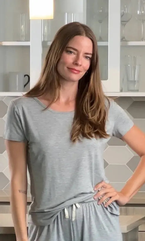 Women’s Bamboo Lounge Short Sleeve T-Shirt Spun Bamboo