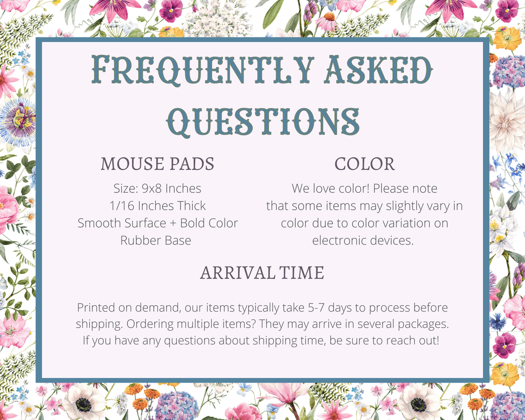 Photographer Mouse Pad: Edit Opal and June