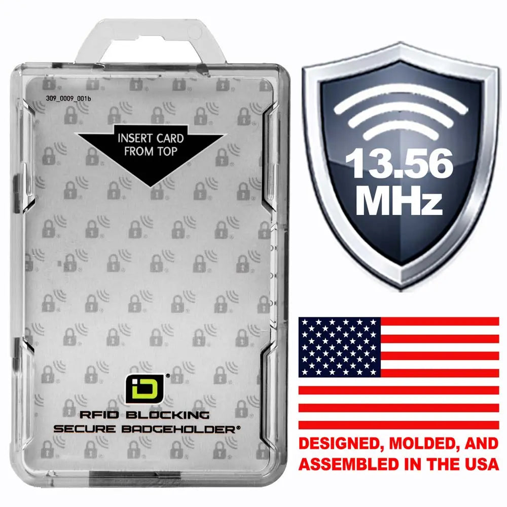 Secure Badge Holder DuoLite ® Vertical 2 ID Card Holder ID Stronghold