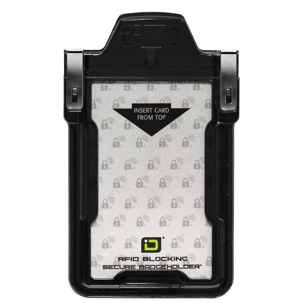 Secure Badge Holder Classic with BloxProx™ - Protects 125Khz HID Prox 1 ID Card Holder ID Stronghold