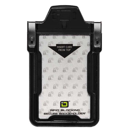 Secure Badge Holder Classic with BloxProx™ - Protects 125Khz HID Prox 1 ID Card Holder ID Stronghold