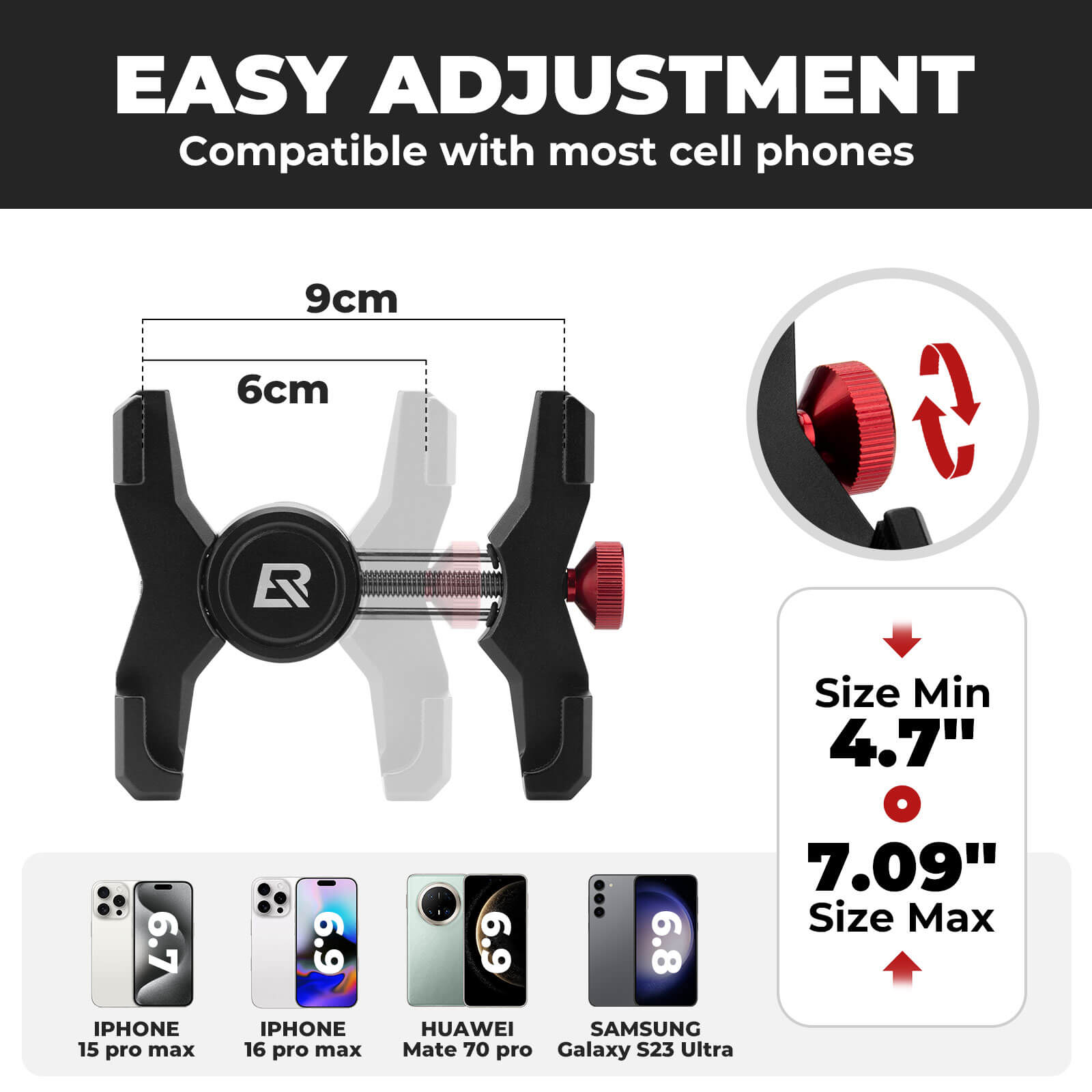 Aluminum Bike Phone Holder ROCKBROS US