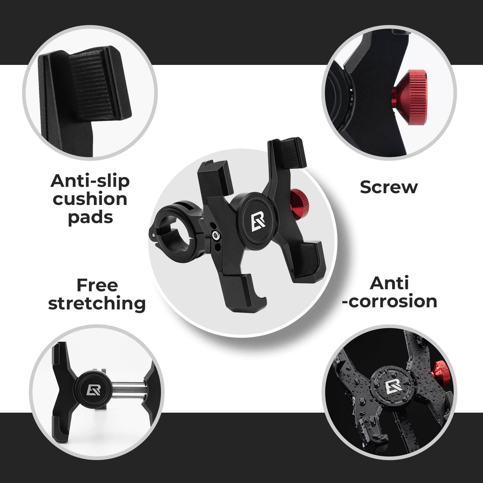 Aluminum Bike Phone Holder ROCKBROS US