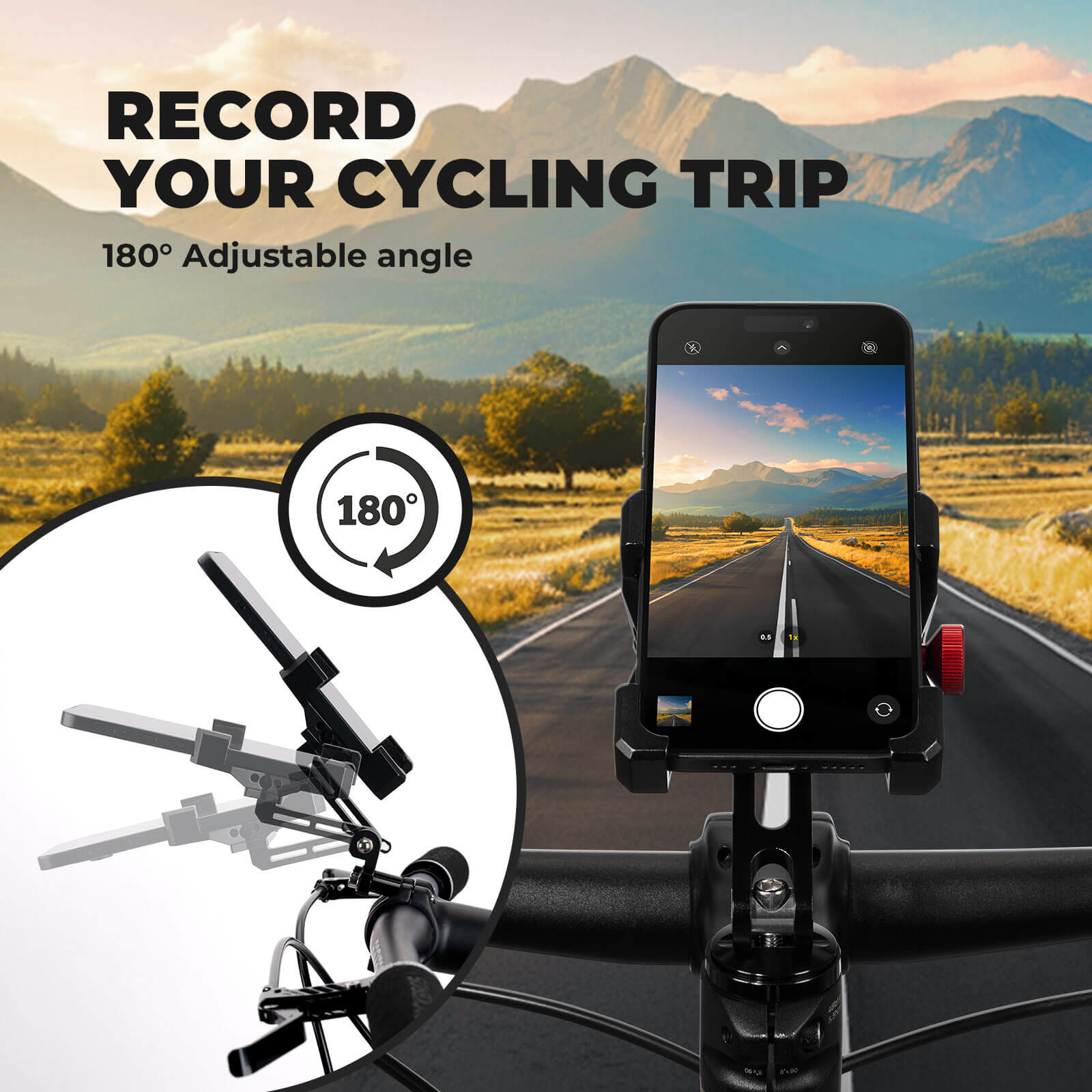 Aluminum Bike Phone Holder ROCKBROS US
