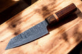 13" Custom Handmade Damascus Chef Knife with Sheath Damascus Knife Store