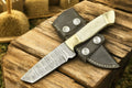 Traditional Cowboy Knife – Damascus Tanto Damascus Knife Store