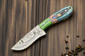 Custom Handmade Damascus Hunting Knife with Sheath Damascus Knife Store