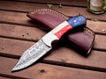 Custom Handmade Damascus Hunting Knife 6.25" Damascus Knife Store
