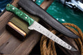Premium Damascus Fillet Knife – 12.8" Handmade Precision Damascus Knife Store