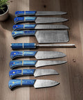 Handmade Damascus Steel Cooking Knives Set Damascus Knife Store