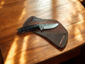 Custom Handmade D2 Steel Belt Knife with Rosewood Handle Damascus Knife Store