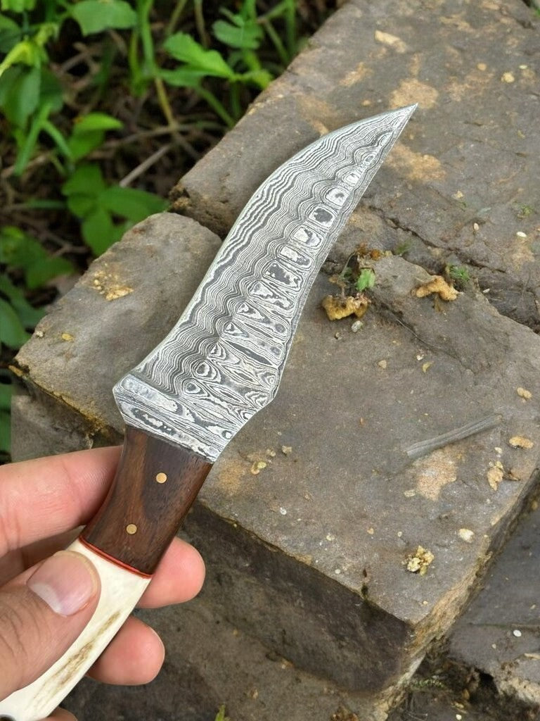 Custom Handmade Hunting Knife – Damascus Steel Blade Damascus Knife Store