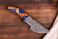 Handmade Damascus Steel Hunting Knife with Sheath Damascus Knife Store