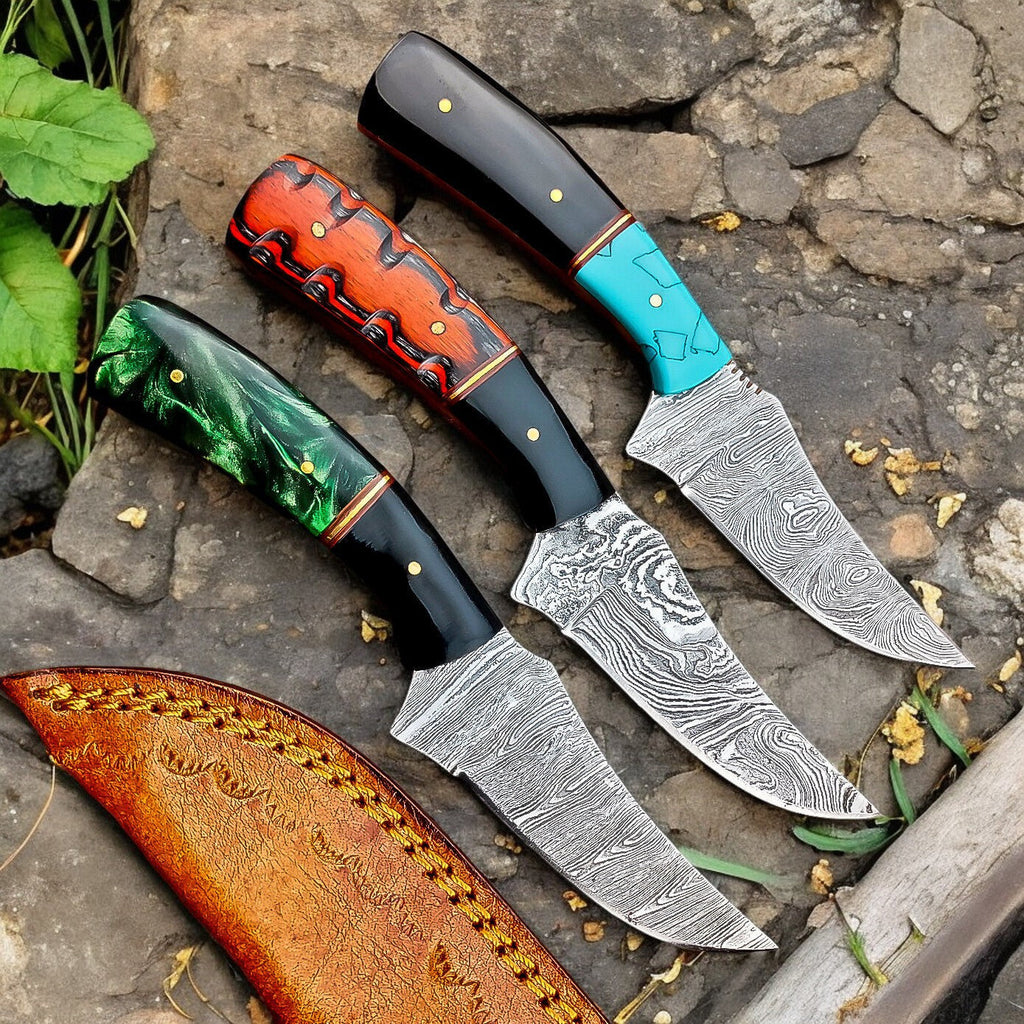 "TimberForge Damascus Hunting Knife – Premium Handmade Craftsmanship" Damascus Knife Store