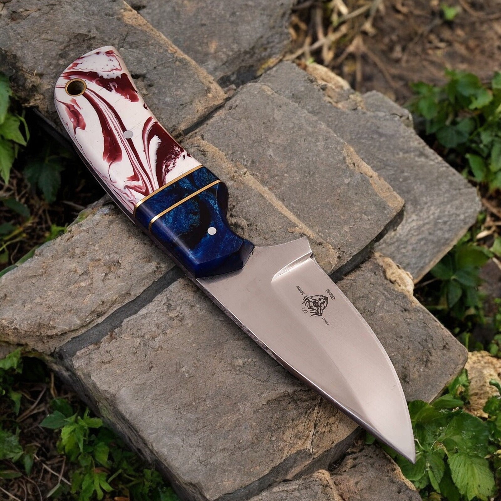 Custom Handmade Hunting Knife – High-Carbon Steel Blade Damascus Knife Store