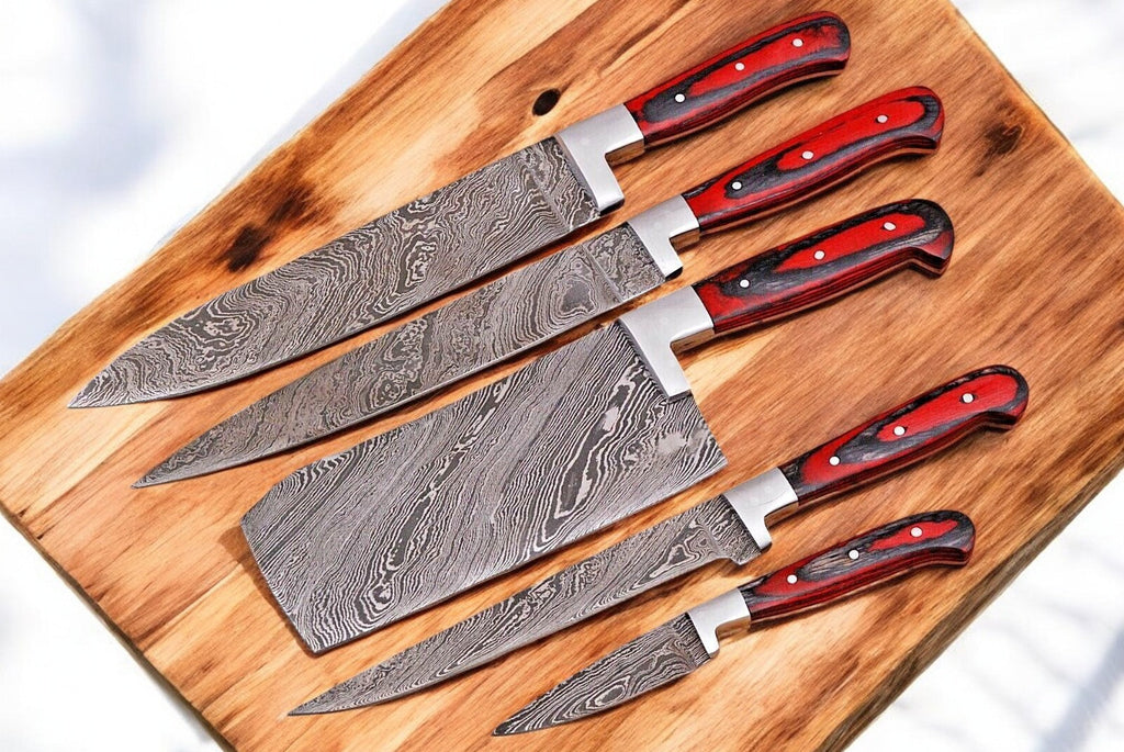 Premium Damascus Kitchen Knives Set – Handmade & Durable Damascus Knife Store