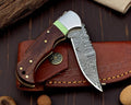 custom folding Knives - Rosewood Back Lock 3" Blade Damascus Knife Store