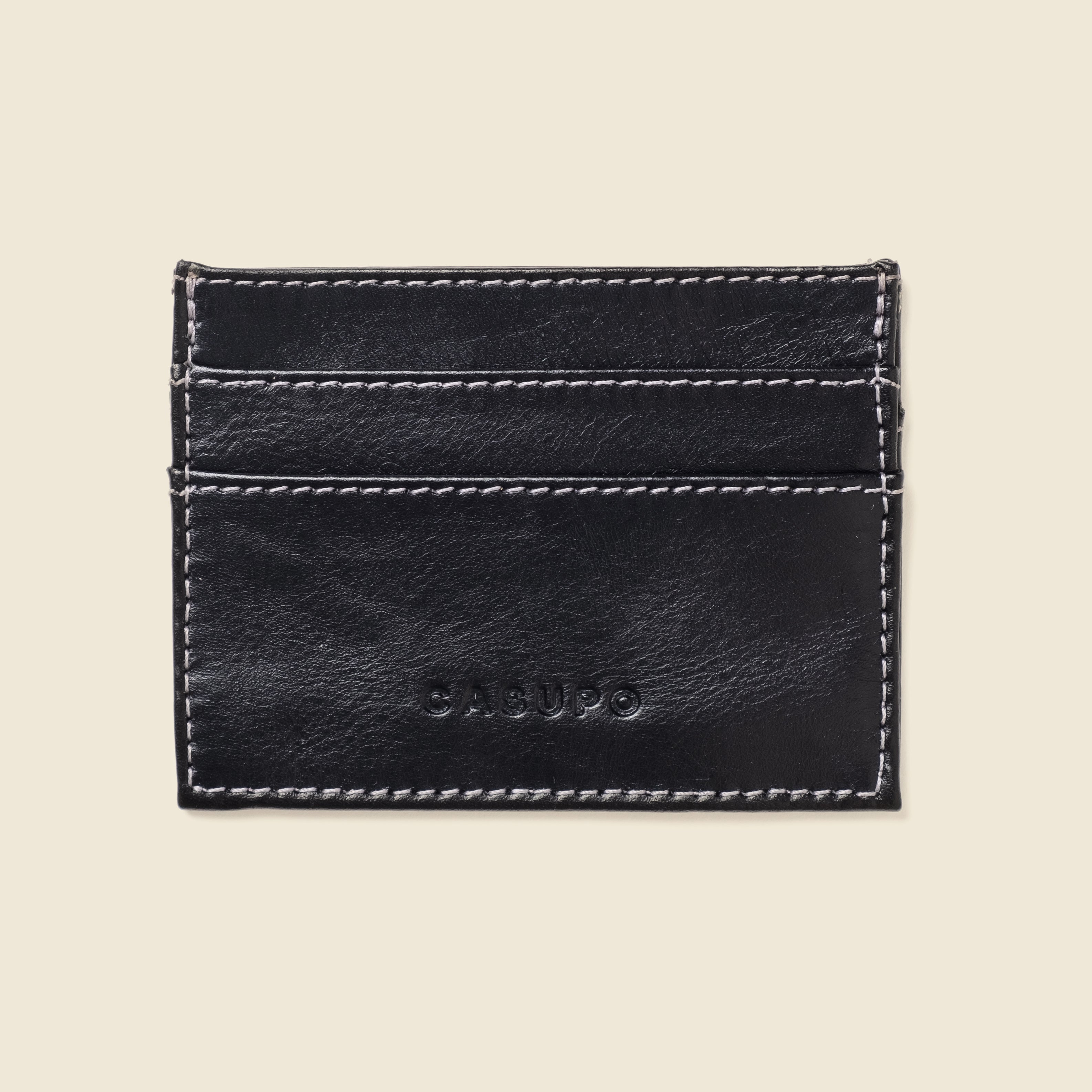 Slim Card Holder Wallet with RFID Protection - Black CASUPO