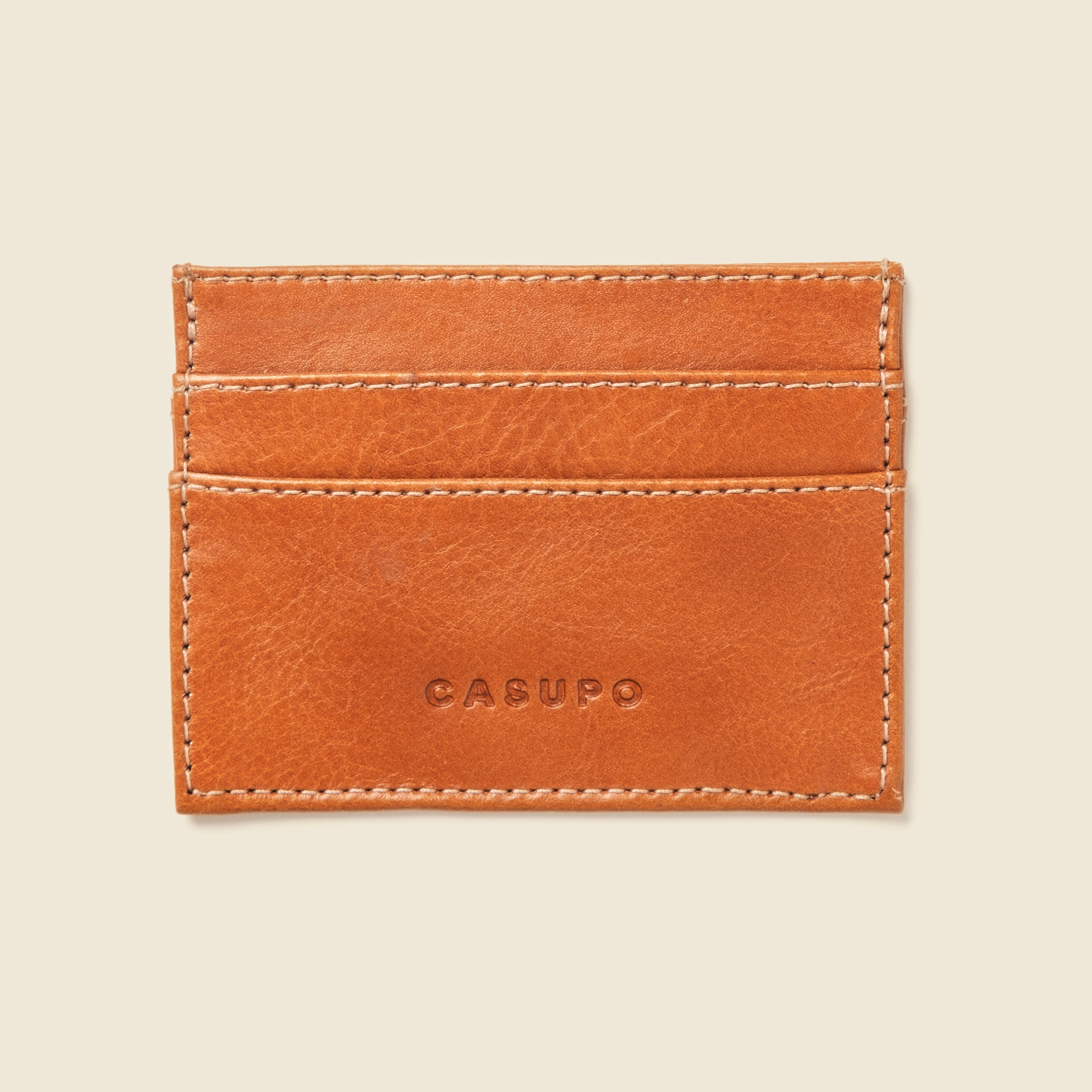 Slim Card Holder Wallet with RFID Protection - Natural CASUPO