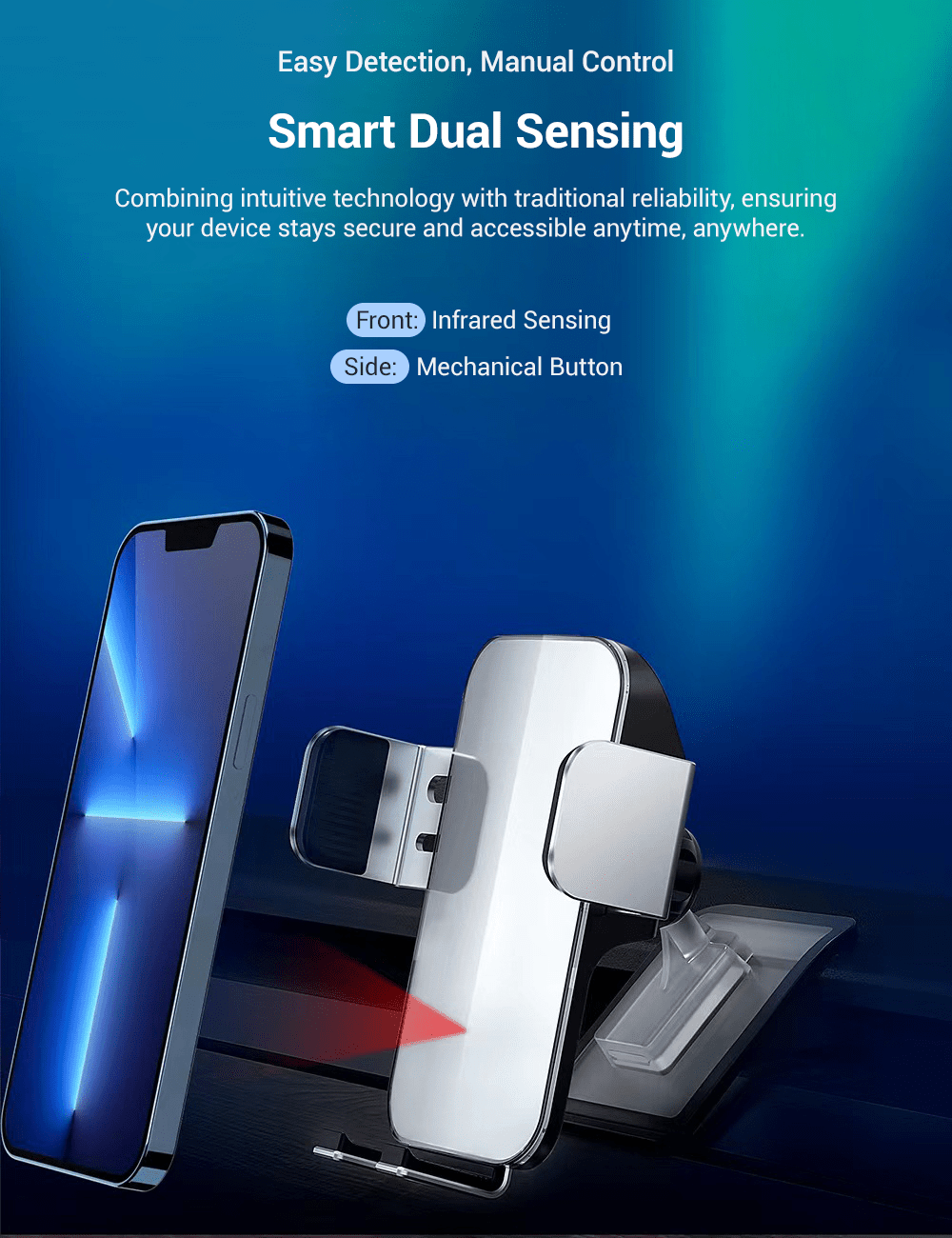 Solar Mobile Phone Holder for Model 3/Y | TESERY Tesery Official Store