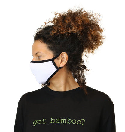 Spun Bamboo Breathable Face Mask - Natural, Silky Soft, Ultra Comfortable Spun Bamboo