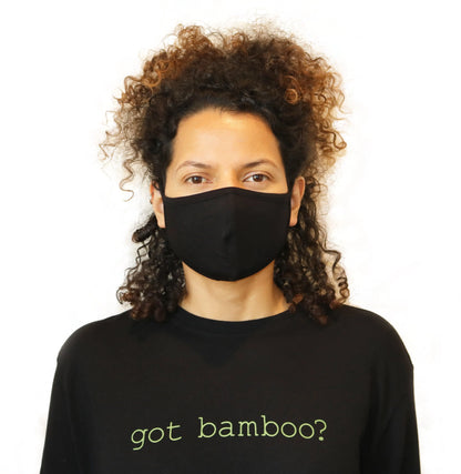 Spun Bamboo Breathable Face Mask - Natural, Silky Soft, Ultra Comfortable Spun Bamboo