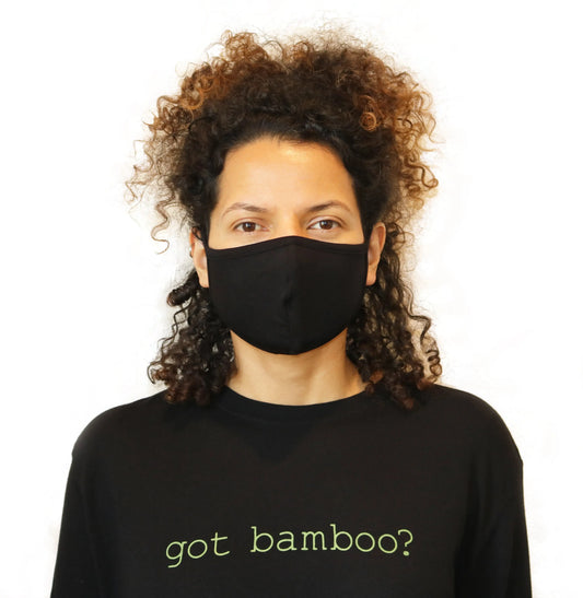 Spun Bamboo Breathable Face Mask - Natural, Silky Soft, Ultra Comfortable Spun Bamboo