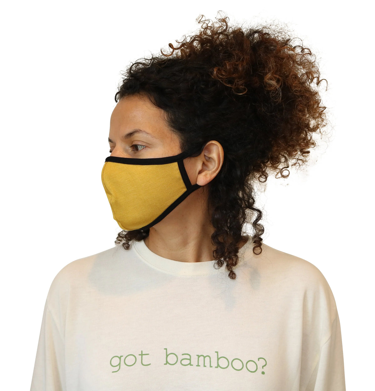 Spun Bamboo Breathable Face Mask - Natural, Silky Soft, Ultra Comfortable Spun Bamboo