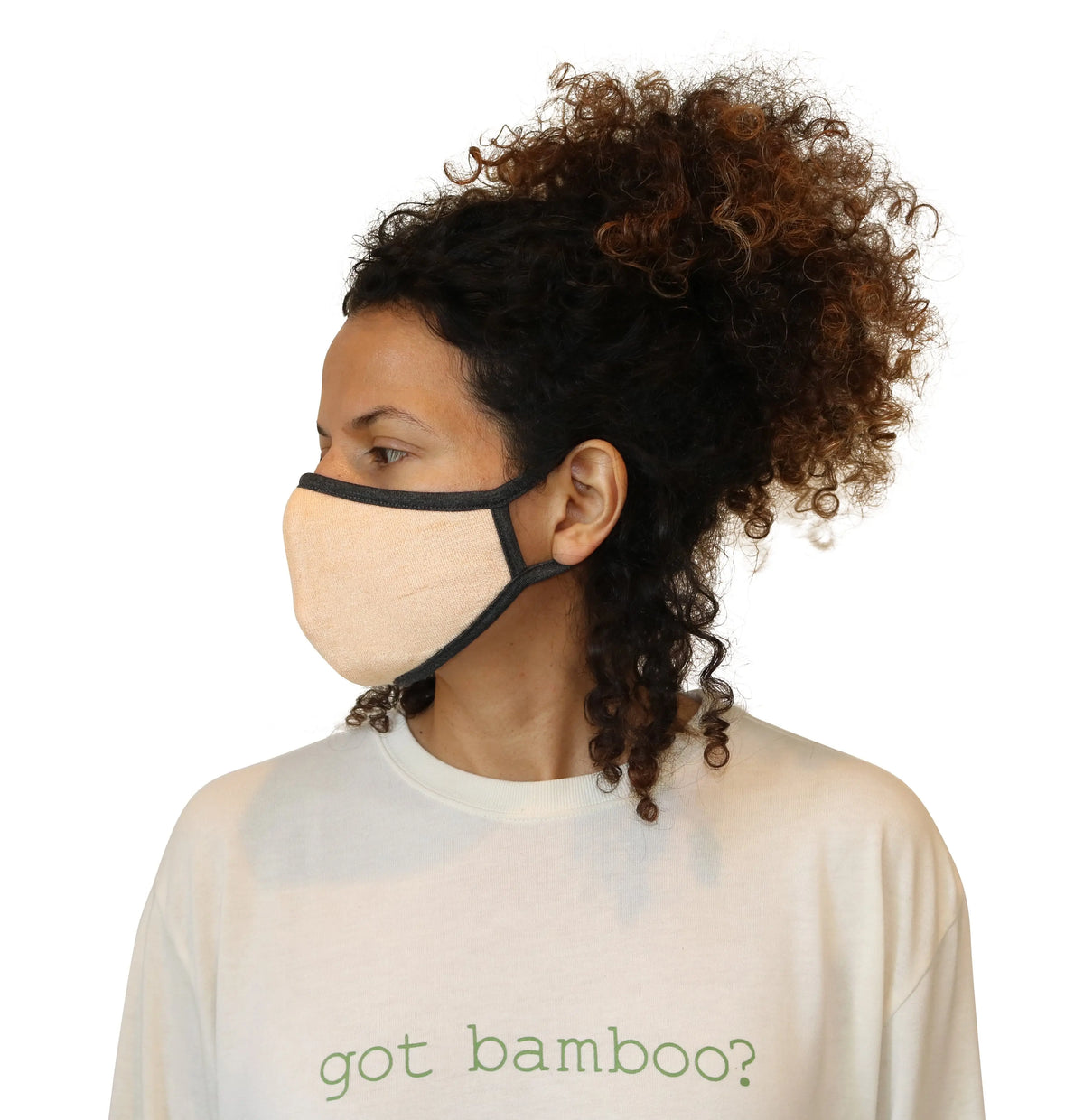 Spun Bamboo Breathable Face Mask - Natural, Silky Soft, Ultra Comfortable Spun Bamboo