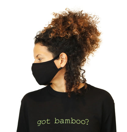 Spun Bamboo Breathable Face Mask - Natural, Silky Soft, Ultra Comfortable Spun Bamboo