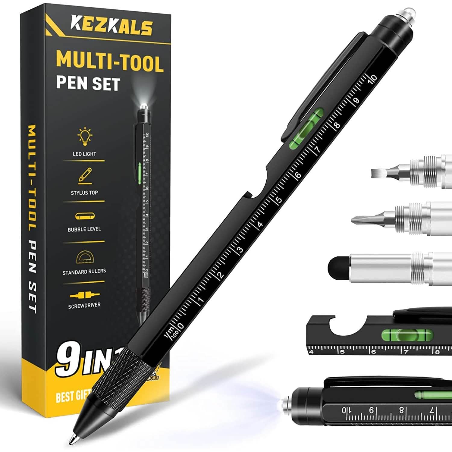 Stocking Stuffers for Men 9-in-1 Multitool Pen DailySale