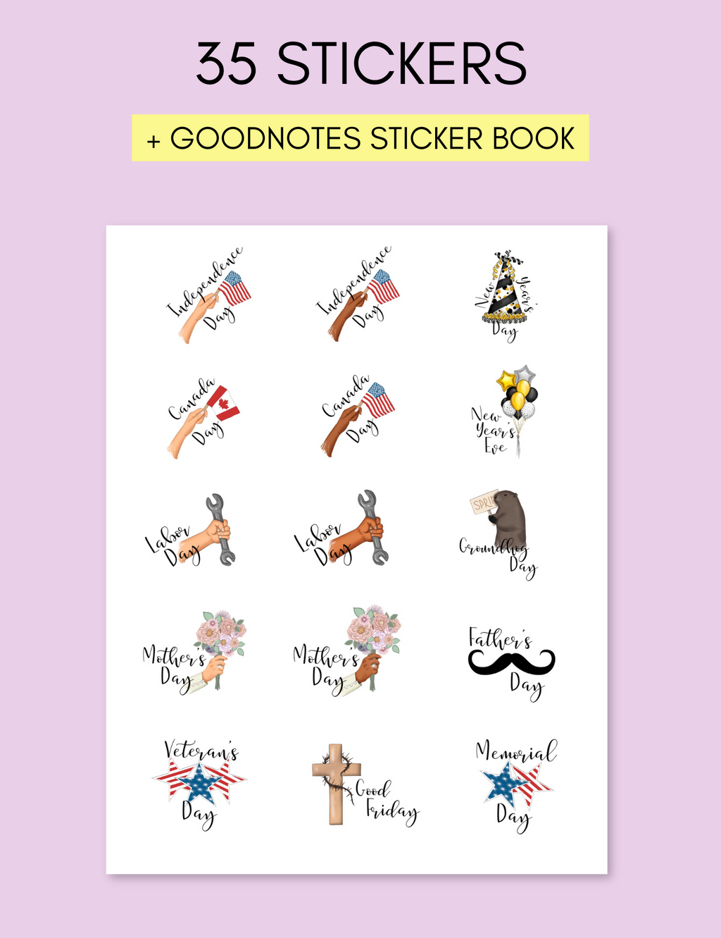 Holiday Reminder Stickers Jessica Autumn