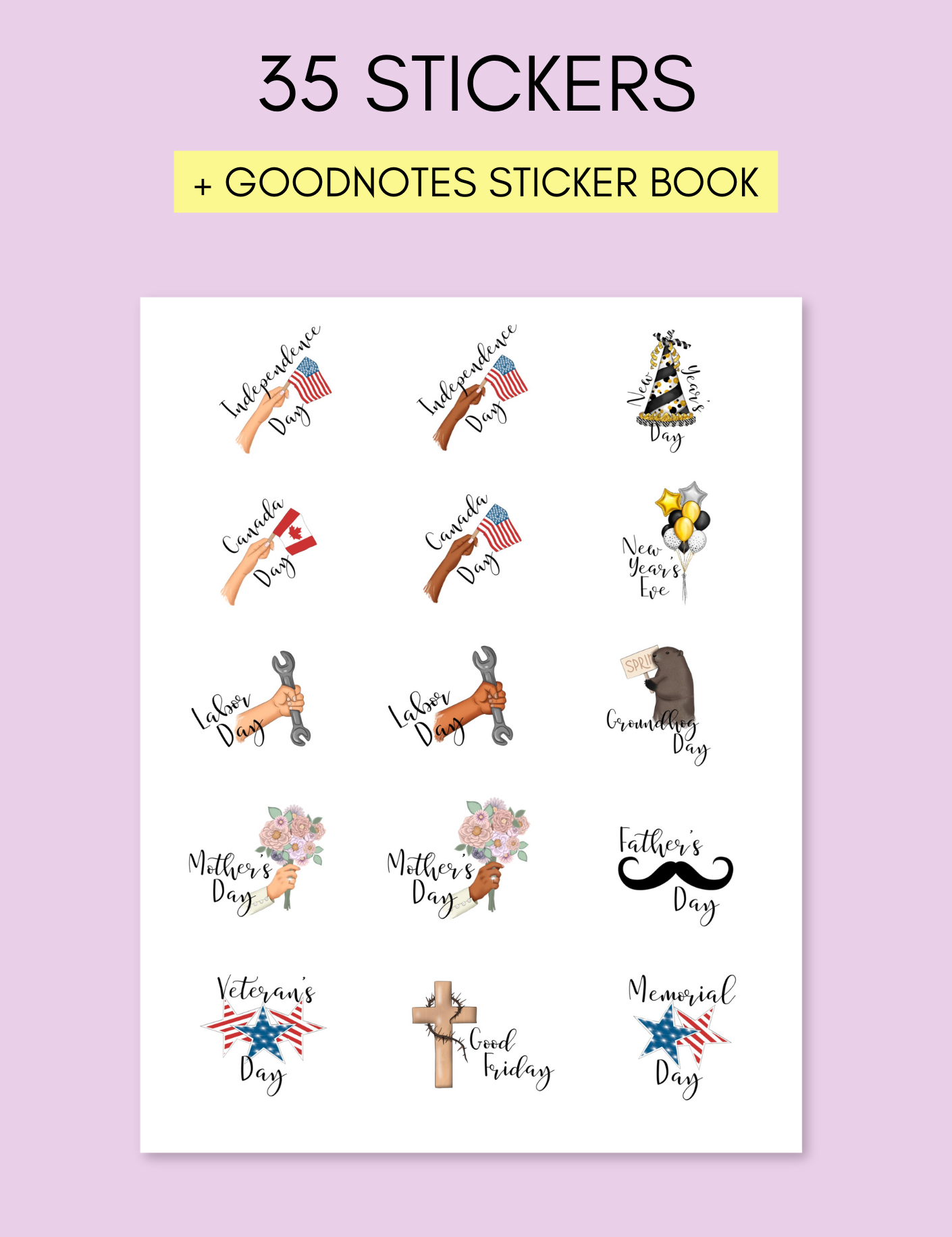 Holiday Reminder Stickers Jessica Autumn