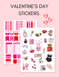 Digital Valentine's Day Stickers Jessica Autumn