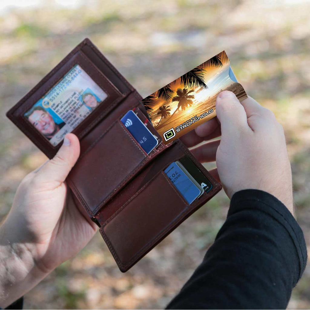 RFID Blocking Sunsets Credit Card Sleeves - 8 Pack ID Stronghold