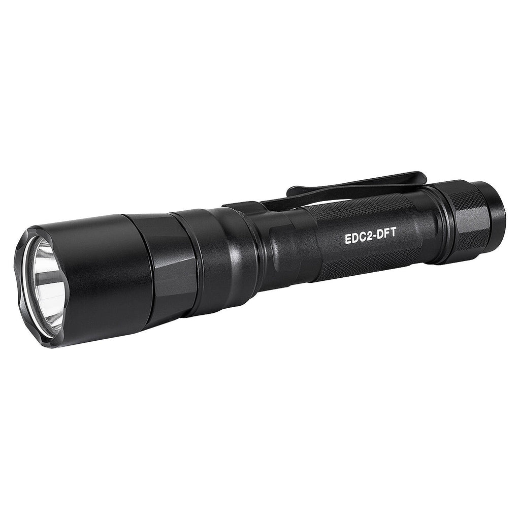 SureFire EDC2-DFT | 632 Meter Long-Range Beam | Tactical EDC Flashlight Atomic Defense