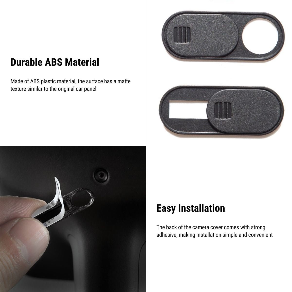 Tesery Camera Cover for Tesla Model 3 / Model Y (6 PCS) Tesery Official Store