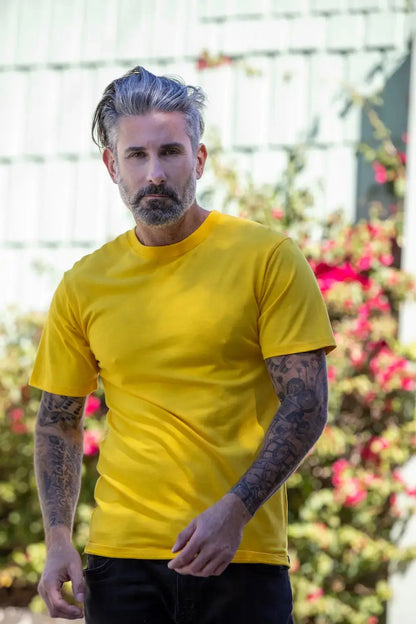 Clearance Men's Bamboo Short Sleeve T-Shirt - Classic Cut Spun Bamboo