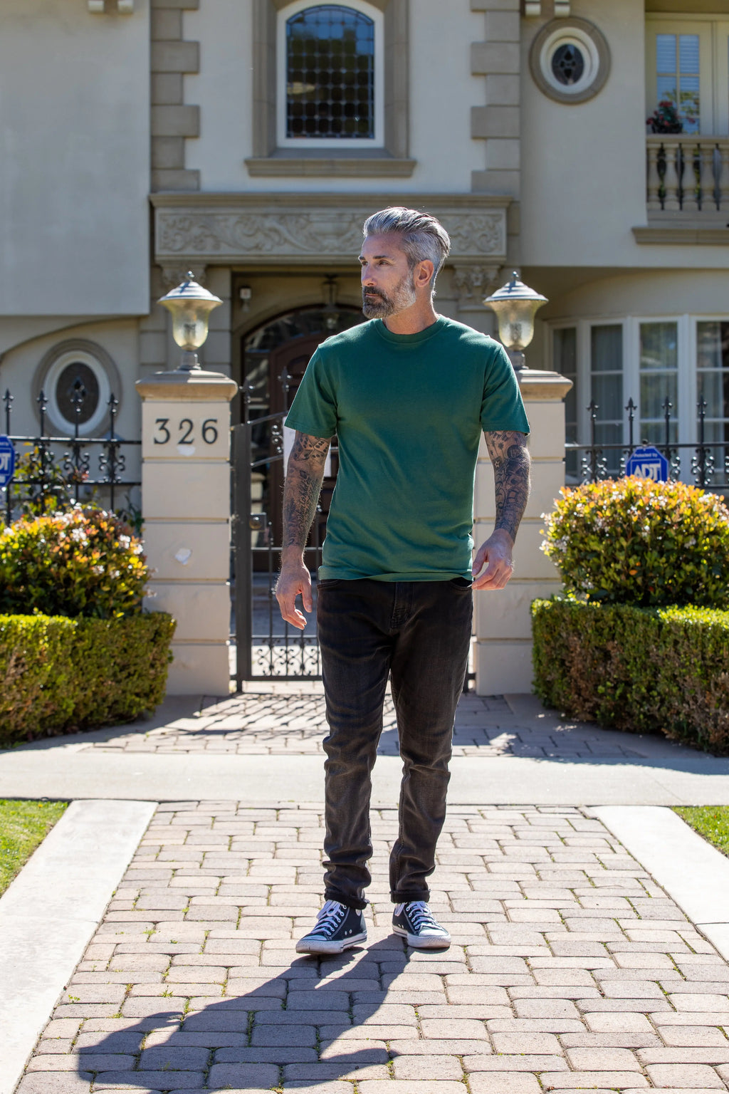 The Original Men's Bamboo Viscose/Organic Cotton Short Sleeve T-Shirt - Classic Cut Spun Bamboo