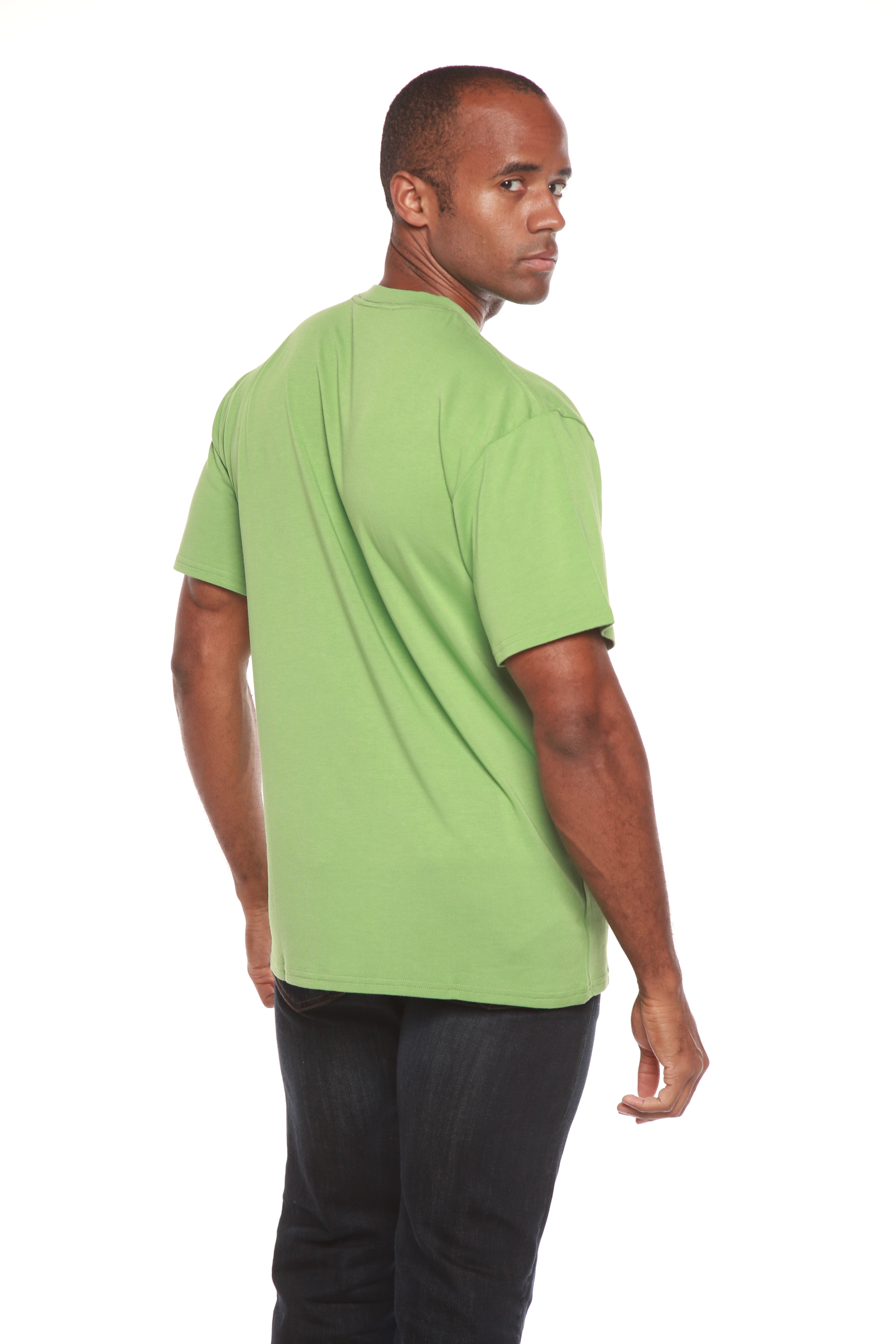 Clearance Men's Bamboo Short Sleeve T-Shirt - Classic Cut Spun Bamboo